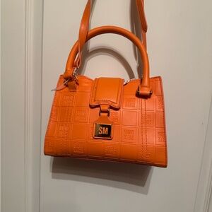 Steve Madden Orange Beliza Crossbody Purse Brand New With Tags